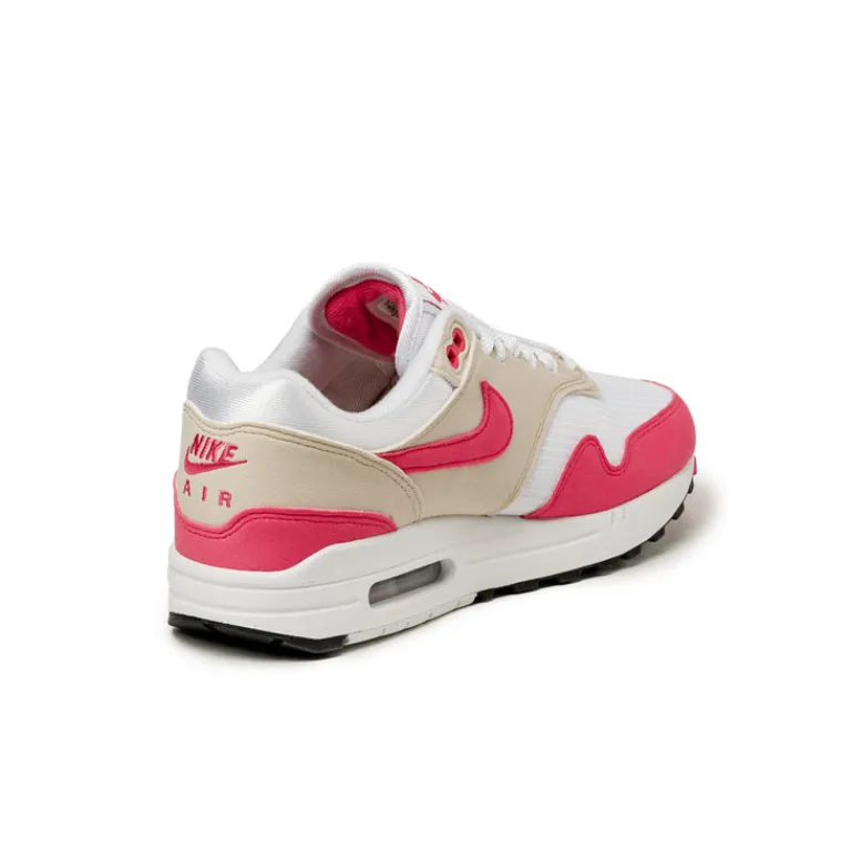 Retro Runner*Nike Wmns Air Max 1 White / Aster Pink / Light Orewood Brown / Black