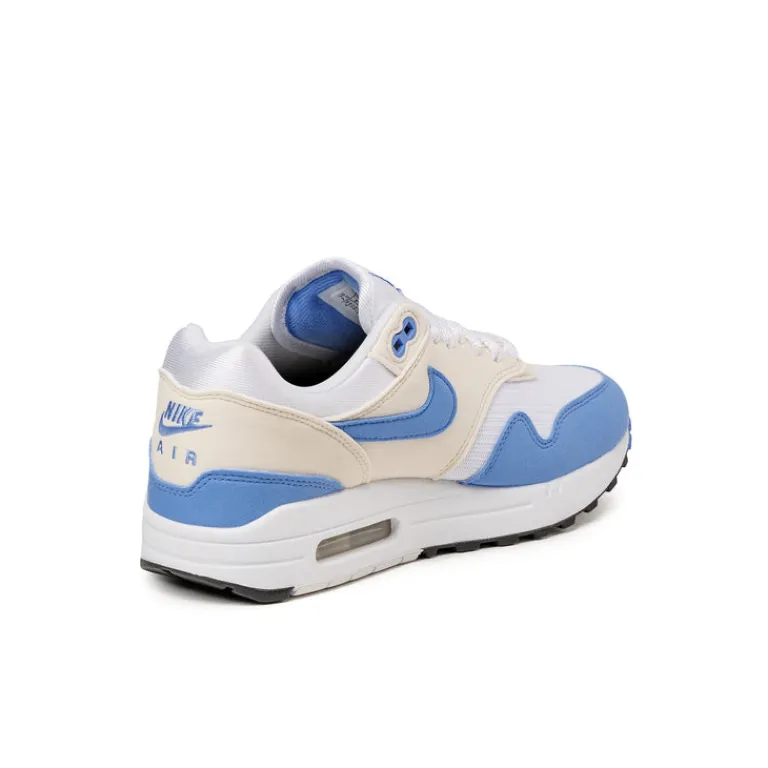 Weiße Sneaker|Retro Runner*Nike Wmns Air Max 1 White / Royal Pulse / Phantom / Black
