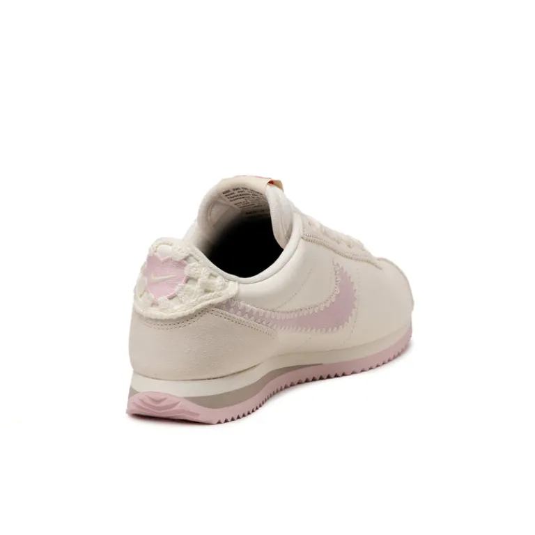 Leder Sneaker|Retro Runner*Nike Wmns Cortez Sail / Pink Foam / Sail / Collegiate Grey