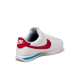 Leder Sneaker|Weiße Sneaker*Nike Wmns Cortez White / Varsity Red / Varsity Blue