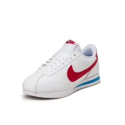 Leder Sneaker|Weiße Sneaker*Nike Wmns Cortez White / Varsity Red / Varsity Blue