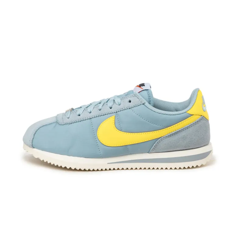 Leder Sneaker|Retro Runner*Nike Wmns Cortez TXT Light Armory Blue / Lightning / Sail