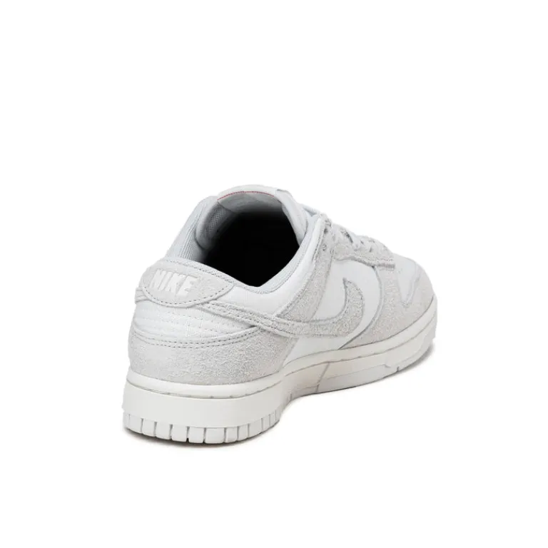 Leder Sneaker|Weiße Sneaker*Nike Wmns Dunk Low Summit White / Photon Dust / University Red