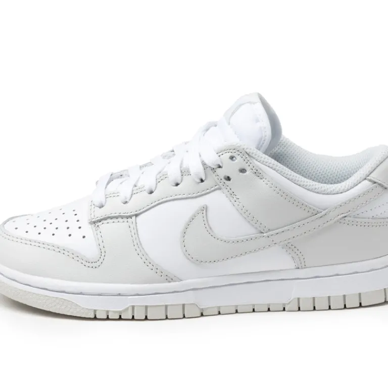 Leder Sneaker|Weiße Sneaker*Nike Wmns Dunk Low *Photon Dust* White / Photon Dust / White