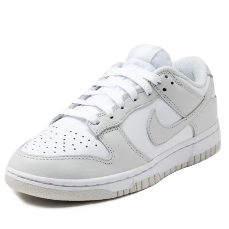 Leder Sneaker|Weiße Sneaker*Nike Wmns Dunk Low *Photon Dust* White / Photon Dust / White