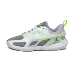 Leder Sneaker*Jordan Nike Wmns Heir Series Sail / Wolf Grey / Electric Green / White