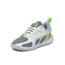 Leder Sneaker*Jordan Nike Wmns Heir Series Sail / Wolf Grey / Electric Green / White