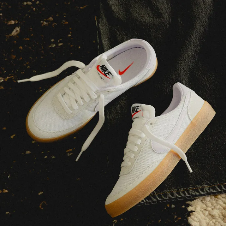 Leder Sneaker|Terrace Casual Sneaker*Nike Wmns Killshot 2 *Textile* White / Gum Light Brown / Barely Grape
