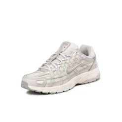Leder Sneaker|Weiße Sneaker*Nike Wmns P-6000 Summit White / Wolf Grey / Vast Grey