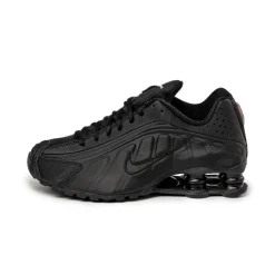Vegane Sneaker|Retro Runner*Nike Wmns Shox R4 Black / Black / Black / Max Orange