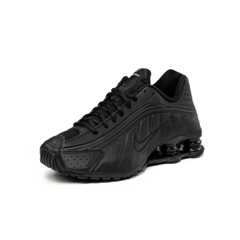 Vegane Sneaker|Retro Runner*Nike Wmns Shox R4 Black / Black / Black / Max Orange