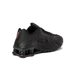 Vegane Sneaker|Retro Runner*Nike Wmns Shox R4 Black / Black / Black / Max Orange