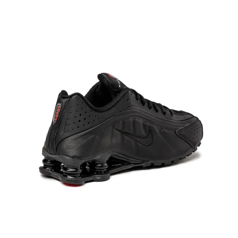 Vegane Sneaker|Retro Runner*Nike Wmns Shox R4 Black / Black / Black / Max Orange