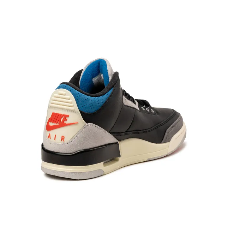 High-Top Sneaker|Leder Sneaker*Jordan NikeAir 3 Retro OG *Rare Air* Black / Chile Red / Neutral Grey
