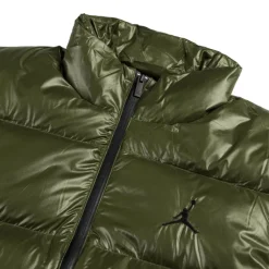 Westen*Nike Jordan Flight Down Vest Medium Olive / Black