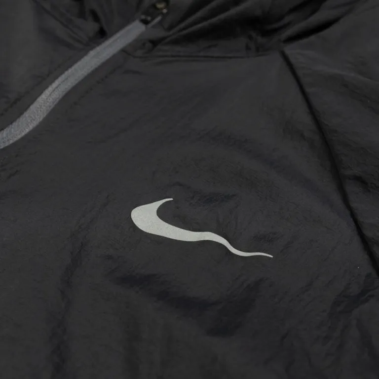 Jacken|Running*Nike Stride Repel UV Running Jacket Black / Iron Grey / Reflective Silver
