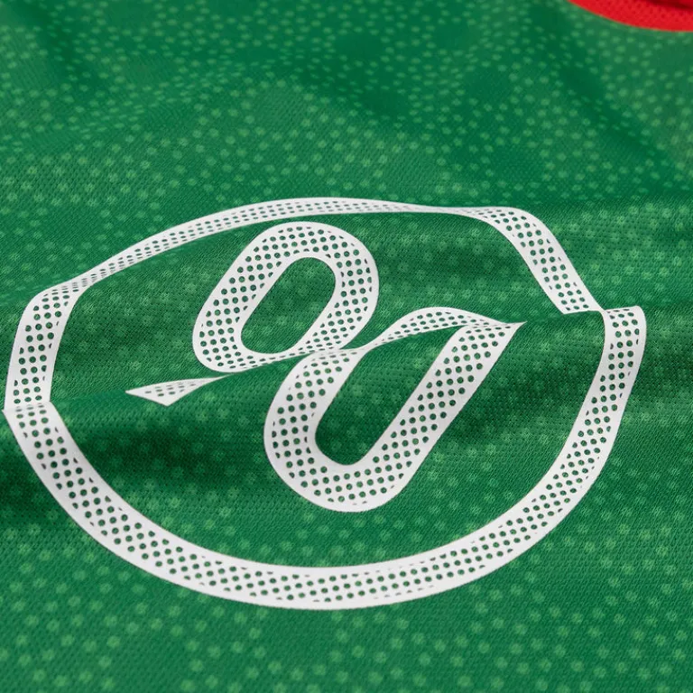 T-Shirts*Nike Total 90 Dri-Fit Soccer Jersey Classic Green / Sport Red / White / White