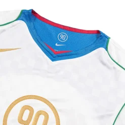 T-Shirts*Nike Total 90 Dri-Fit Soccer Jersey White / Italy Blue / Sport Red / Metallic Gold