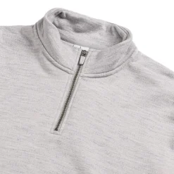 Crewnecks*Nike Wool Classic Quarter Zip Matte Silver / Heather Grey