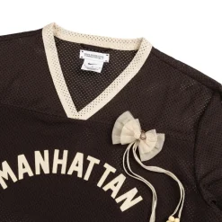T-Shirts*Nike x Bode Rec. Mesh Jersey Shadow Brown / Ecru