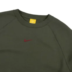 Crewnecks*Nike x Nocta Fleece CS Crew Cargo Khaki / Team Red