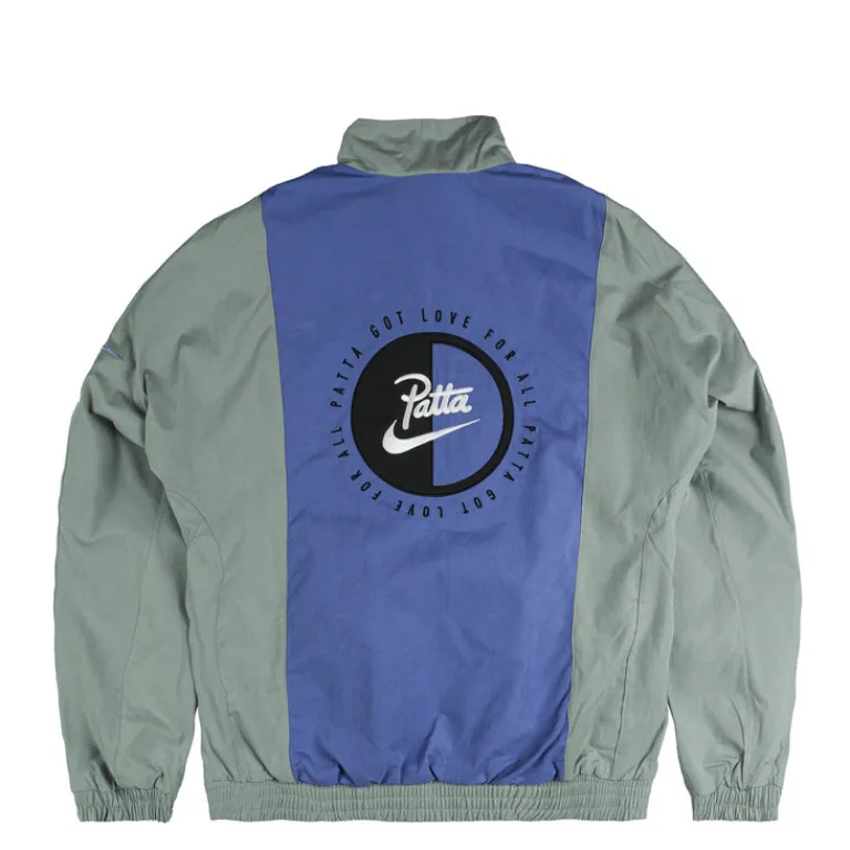 Jacken|Running*Nike x Patta Track Jacket Particle Grey / Sapphire