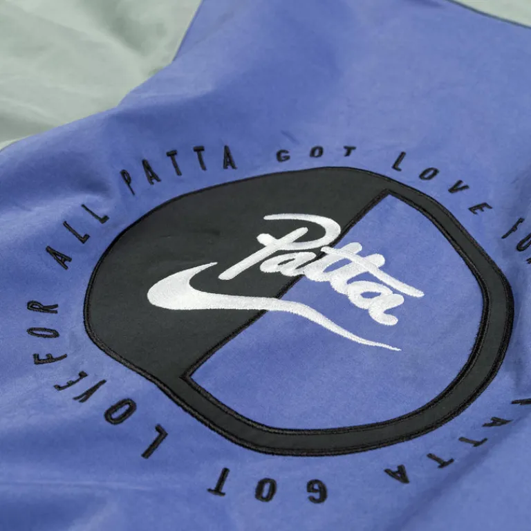 Jacken|Running*Nike x Patta Track Jacket Particle Grey / Sapphire