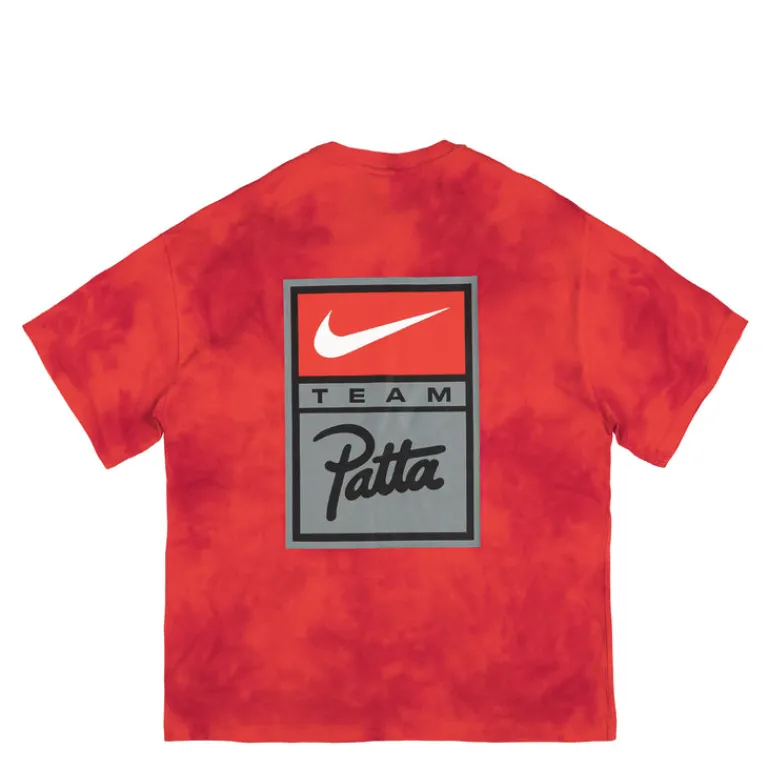 T-Shirts*Nike x Patta T-Shirt GX Wash Rush Red / University Red / Gymred