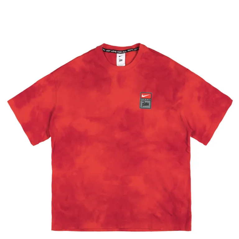 T-Shirts*Nike x Patta T-Shirt GX Wash Rush Red / University Red / Gymred