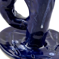 Kerzen & Raumdüfte*Niko June Studio Candlestick Dark Blue