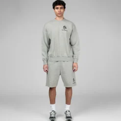 Shorts*No Problemo NYP Sweatshort Grey Marl