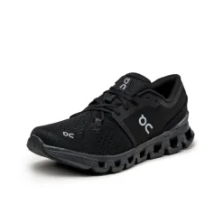 Vegane Sneaker|Laufschuhe*On Cloud X 4 Black / Eclipse