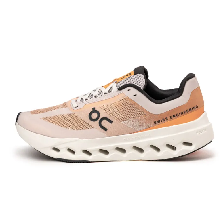 Vegane Sneaker|Outdoor Sneaker*On Cloudsurfer Next Tangerine / Ivory