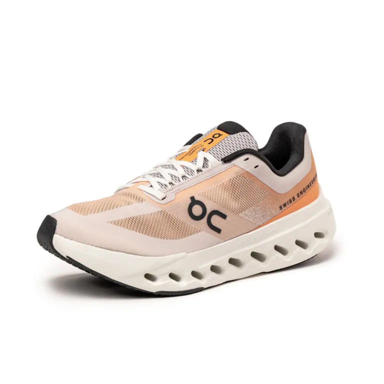Vegane Sneaker|Outdoor Sneaker*On Cloudsurfer Next Tangerine / Ivory