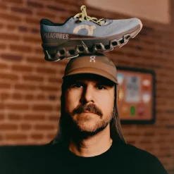 Vegane Sneaker|Laufschuhe*On x Pleasures x The Loop Cloudmster 2 Mist / Olive