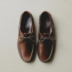 Leder Sneaker*Paraboot Barth Marine Marron / Lisse America