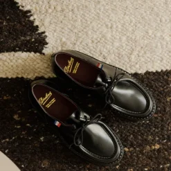 Leder Sneaker*Paraboot Michael Bbr Marche Noire / Lisse Noir