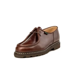 Leder Sneaker*Paraboot Michael Marche Marron / Lisse Ecorce