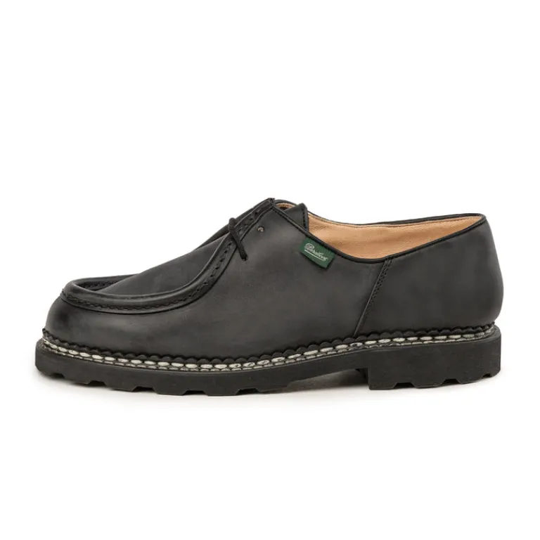Leder Sneaker*Paraboot Michael Marche II Noire / Lisse Noir