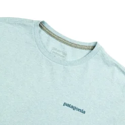 T-Shirts*Patagonia Fitz Roy Icon Responsibili Tee Fleck Blue