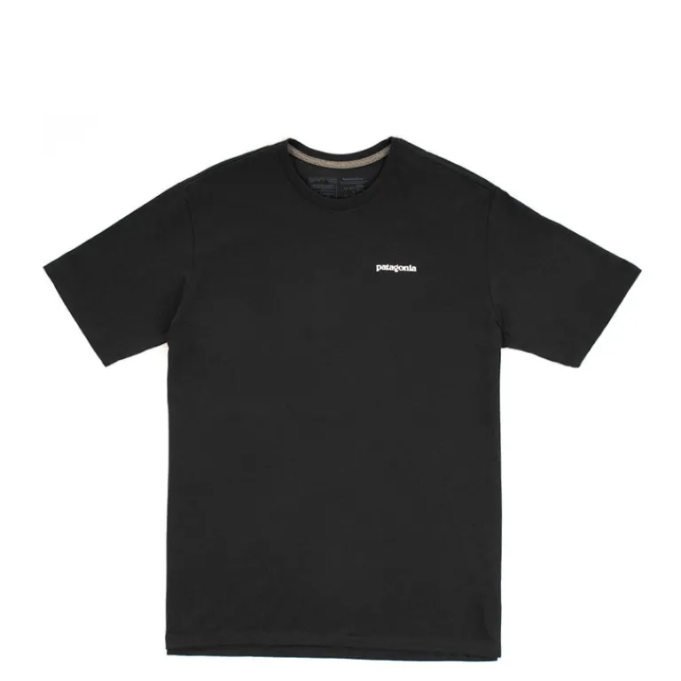 T-Shirts*Patagonia P-6 Logo Responsibili-Tee Black