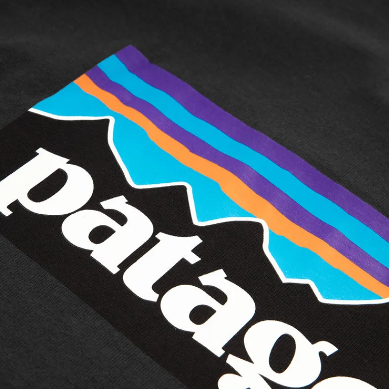 T-Shirts*Patagonia P-6 Logo Responsibili-Tee Black