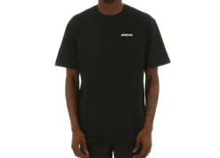 T-Shirts*Patagonia P-6 Logo Responsibili-Tee Black