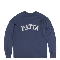 T-Shirts*Patta Arc Logo Mesh Longsleeve Jersey Black Iris