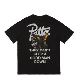T-Shirts*Patta Bark T-Shirt Black