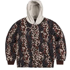 Jacken*Patta City Leopard Reversible Bomber Jacket Multi