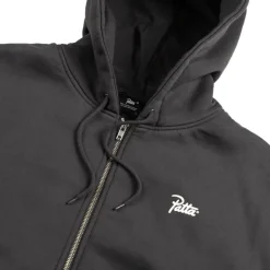 Hoodies*Patta Classic Zip-Up Hooded Sweater Forged Iron