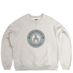 Crewnecks*Patta Marina Crewneck Sweater Light Grey Melange