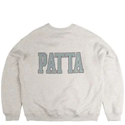 Crewnecks*Patta Marina Crewneck Sweater Light Grey Melange