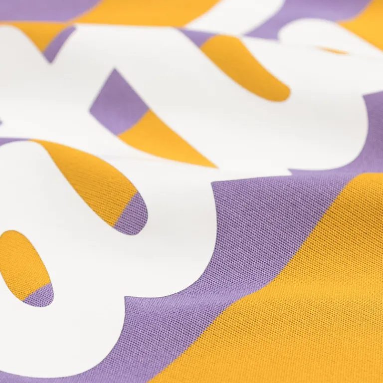 T-Shirts*Patta Striped Longsleeve Football Jersey Chalk Violet